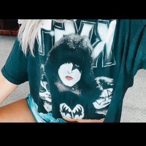 KISS vintage graphic band tee